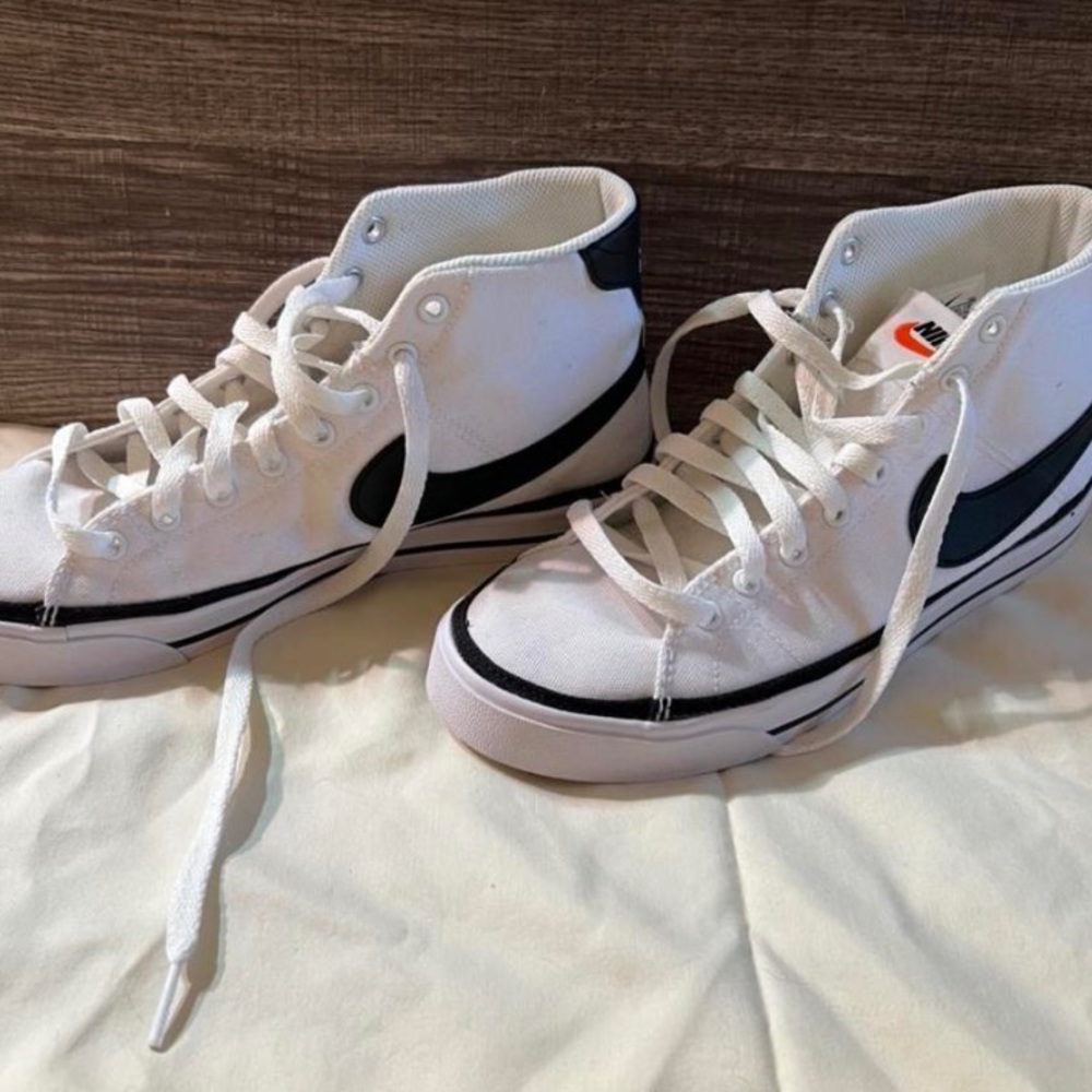 White Nike Blazers!